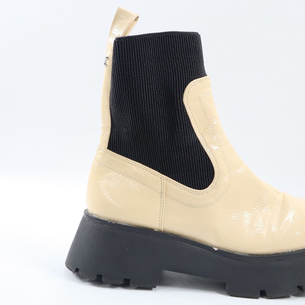 🔥Circus by Sam Edelman Leslie Lug Sole Chelsea Booties, Eggshell 6.5US MSRP$120 - Picture 9 of 10